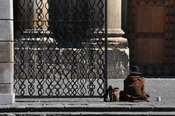 Entrada da Catedral da Cidade da Guatemala, capital do país